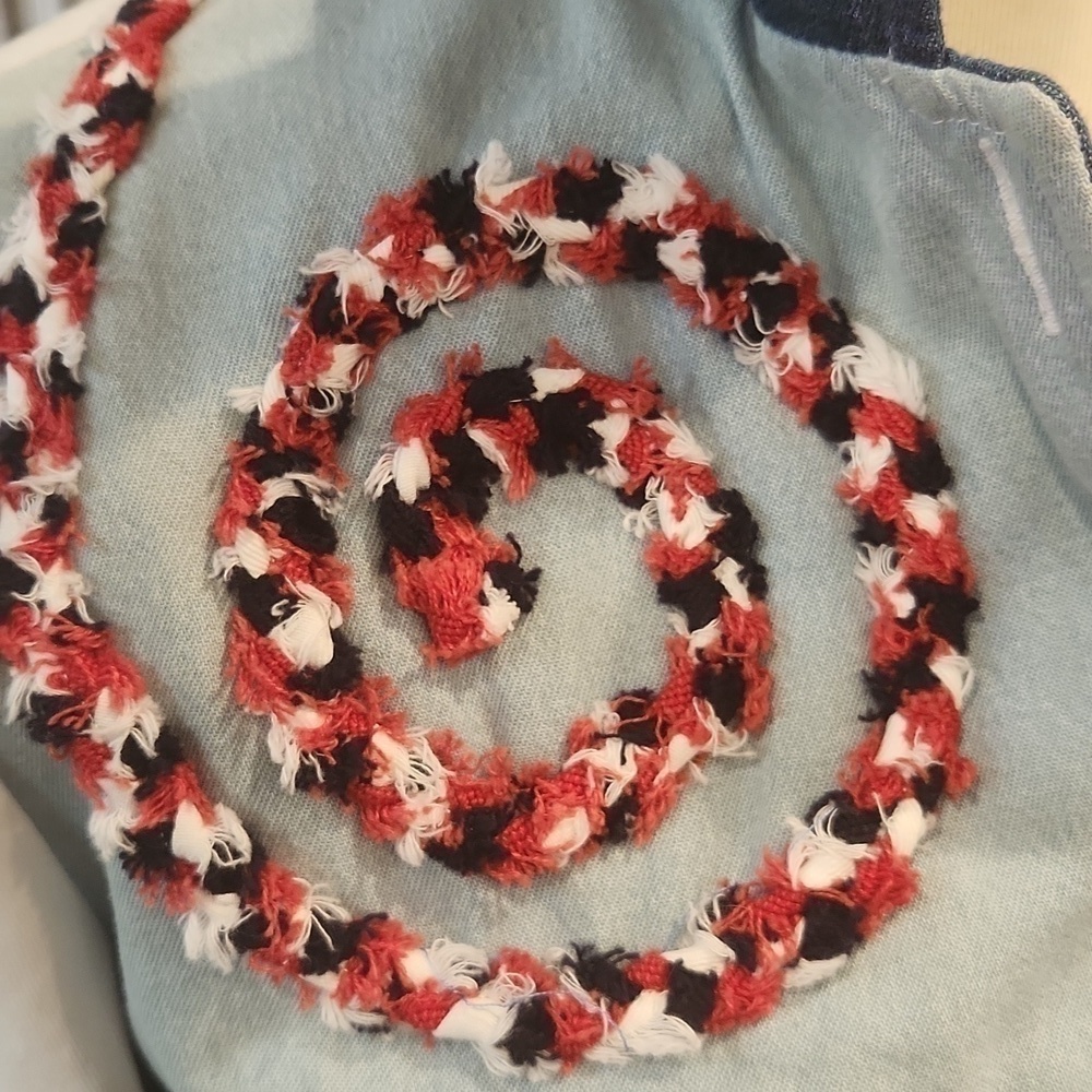 INDIGO Moon western patchwork jacket - image 3